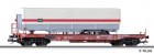 15568 Tillig 4 axle intermodal car with trailer